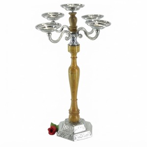 Handcrafted Metal <b>Candle</b> Holder Set 4pcs Circular Modern Table Décor for Dinning Table Home Decoration Hotel Restaurant - Product Image 1