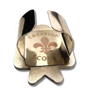 Foulard d'éclaireur en métal de haute qualité personnalisé Woggle Scarf Slide - Product Image 5