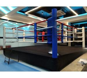 Cage de MMA professionnelle en gros, tapis de sol pour ring de boxe, jupe en tissu CORDURA, design durable et léger, cage carrée de compétition - Product Image 4