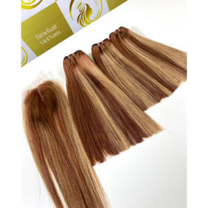 Superventas 360 encaje frontal transparente vietnamita HD encaje pelucas de cabello extensiones de cabello humano de alta calidad alta luz alta densidad - Product Image 4