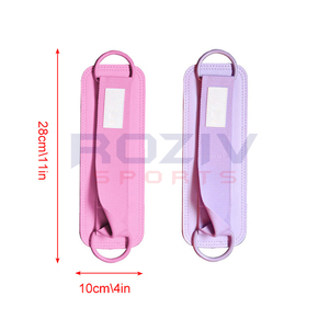 Sangle de cheville réglable antidérapante de haute qualité avec logo personnalisé, écologique, pour machine à câbles, en néoprène, respirante et élastique - Product Image 4