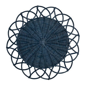 Flower Colorful Placemats Vintage Style <b>Rattan</b> Placemat for Wedding Events Home Table Pads <b>Place</b> <b>Mats</b> Plates Decorations - Product Image 6