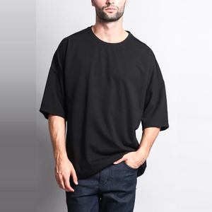 T-shirts surdimensionnés personnalisés pour hommes avec motif Graphiques de logo personnalisé épais T-shirts de haute qualité de BD - Product Image 1