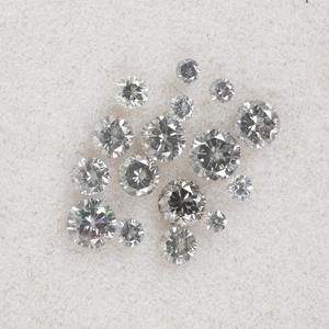 Mejor Oferta, Diamante Cultivado en Laboratorio con Corte Brillante Redondo, Certificado IGI, VVS, para Joyería, Piedras Sueltas Grises de Fantasía a Bajo Precio - Product Image 1