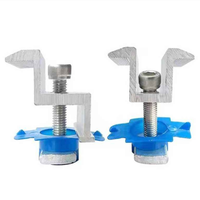 Pince MID et pince d'extrémité pour panneau solaire en aluminium de haute qualité pour système de montage solaire PV sur toit plat ou au sol