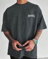 Herenshirts van zomerse badstof, OEM, op maat bedrukt, rechtstreeks van de fabriek, korte mouwen, casual tops