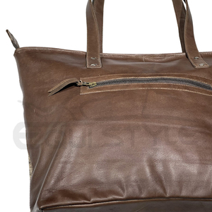 2024 Women Bags Hairon Pouch Bag <b>Small</b> Crossbody Bag with Cow Suede Tussle Runner Made of Full Grain Shrunken Leather Back - Product Image 5