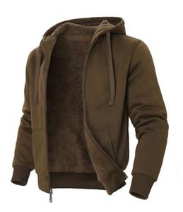 Sweat-shirt à capuche de qualité supérieure pour hommes, haut vintage surdimensionné avec impression numérique 100% coton, mode hiver - Product Image 1