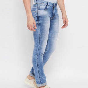 Nouveau style, utilisation en extérieur, pantalon en jean pour homme, droit, hiver, respirant, 100% coton, léger, de haute qualité, couleur unie, fabriqué au Pakistan - Product Image 2