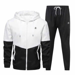 Ensembles de survêtements de haute qualité pour hommes avec logo personnalisé Survêtements de sport à fermeture éclair pour hommes - Product Image 5