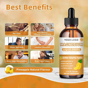 Suplemento Calm and Relax <span class=keywords><strong>Gotas</strong></span> líquidas de magnesio con complejo de magnesio Rico en minerales Sabor natural <span class=keywords><strong>para</strong></span> adultos Soporte <span class=keywords><strong>para</strong></span> dormir - Product Image 4