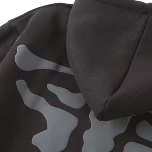 Sweat à capuche personnalisé 2026 pour homme, sweat à capuche surdimensionné lourd, sweat à capuche délavé au soleil pour homme - Product Image 4