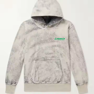 Sweat à capuche court unisexe thermique en gros, 100% coton molletonné/éponge française, épais, double couche, séchage rapide, respirant, haute qualité - Product Image 2