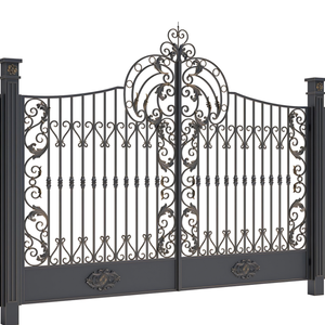 Elegantes puertas de entrada de metal para paredes principales y compuestas, soluciones seguras y elegantes para su hogar - Product Image 3