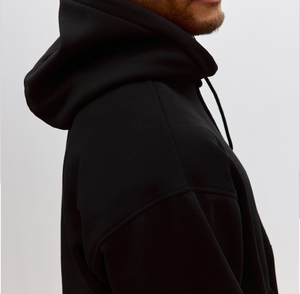 Sweat à capuche en molleton 100% coton, lavage à l'acide, poids lourd, personnalisable en gros, séchage rapide, respirant, streetwear, couleur unie, design d'hiver - Product Image 6