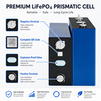 Batterie LiFePO4 Envision 314Ah 3.2V Grade A Cellule Prismatique à Décharge Profonde pour Système de Stockage Solaire, Véhicules Électriques, Camping-cars et Voitures de Golf – Stock UE Pologne