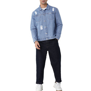 Veste en jean côtelé de haute qualité légère 100% coton pour hommes, veste en jean personnalisée de la meilleure conception pour hommes - Product Image 2