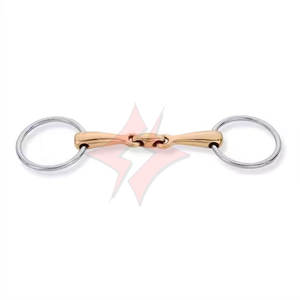 Équipement équestre sur mesure mèche d'équitation en acier inoxydable avec culotte à anneau lâche mèche de course de chevaux de vente chaude - Product Image 1