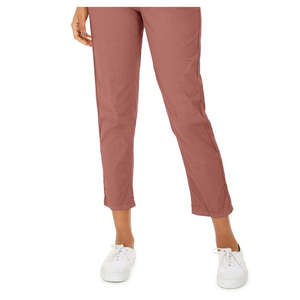 Pantaloni Utility da Donna Style & Co con Polsini, Traspiranti, in Tessuto Oxford Arancione, Vita Media, Chiusura Elastica, Taglie 12+ - Product Image 3