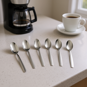 ชาร์ค ชุดช้อนกาแฟสแตนเลส 6 ชิ้น โครเมียมขัดเงา CVLX90C6 ขนาด 14.2 ซม. - Product Image 3