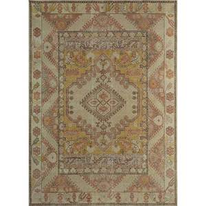Tapis en laine noué à la main Erbe Gold, motif médaillon, pour la maison, pour le salon ou le couloir - Tapis Jaipur ZA - Product Image 1