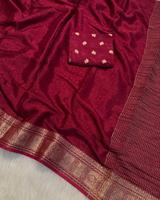 Tissu de sari d'hiver traditionnel en chinon de coton pur de qualité supérieure |   Tissu pour robe indienne ethnique à imprimé floral pour femmes, vente en gros