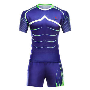 Conjunto de uniforme de rugby transpirable de secado rápido Venta en línea Hecho en Pakistán Ropa de fútbol - Product Image 1