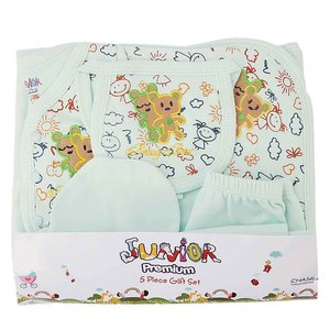 Ensemble de cadeaux pour nouveau-né (5 pièces) - Cyan - Product Image 2