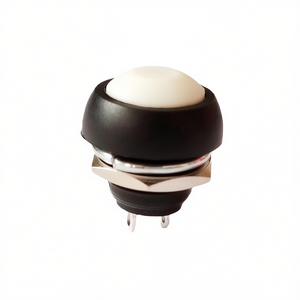 10pcs White Waterproof Self-Reset <b>Push</b> <b>Button</b> <b>Switches</b> - Product Image 2