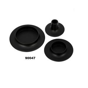 Set of 3 Pcs Best Quality Matte <b>Black</b> <b>Candle</b> Holder Ideal for Home Living Room & Dining Table & Table Top Decor - Product Image 1