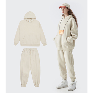 2023 conjuntos personalizados de lana de rizo de alta calidad, pantalones, chándal, ropa de último diseño, chándal para mujer, chándal, conjunto de Jogger personalizado para hombre - Product Image 2