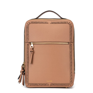 CALPAK Kaya Zaino per Laptop in Ecopelle Caramello, Stile Business Casual Elegante, Resistente e Impermeabile, in Poliestere per Viaggi - Product Image 1