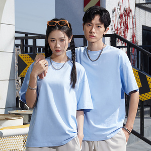 T-shirt vintage ample à épaules tombantes, épais, 100 coton, 240 g/m², respirant, avec logo personnalisé, pour hommes - Product Image 2