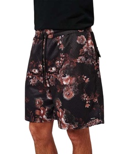 กางเกงขาสั้นผ้าตาข่ายสำหรับผู้ชายกางเกงขาสั้นพิมพ์ลายดิจิทัลพิมพ์ซับลิเมชันสำหรับเล่นฟิตเนสตาข่ายสำหรับเล่นกีฬาฤดูร้อน - Product Image 4