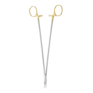 Pince droite porte-aiguille RYDER de qualité chirurgicale demi or 250 mm 9 34 pouces pince d'opération chirurgicale en acier inoxydable - Product Image 3