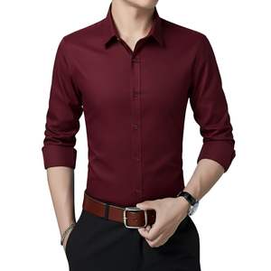 Camisa Formal Verde Oscuro para Hombre, Corte Entallado, Manga Larga, Camisa de Vestir para Negocios, Verde Esmeralda, Ropa de Oficina, Ropa Masculina de Alta Calidad - Product Image 6