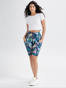 Shorts de yoga taille haute pour femmes, shorts de sport avec poches, contrôle du ventre, shorts de sport personnalisés pour la salle de sport, le fitness, le yoga - Product Image 3