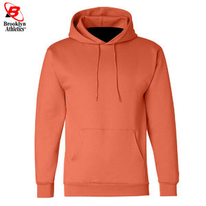 Ropa deportiva activa para hombre, manga larga, Polar, entrenamiento, gimnasio, pulóver, Sudadera con capucha, invierno, poliéster/algodón, cuello con capucha teñido liso - Product Image 4