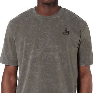 Camisetas de Hombre con Lavado Ácido, Diseño Nuevo para Uso en Exteriores, Ropa de Moda al por Mayor - Product Image 5