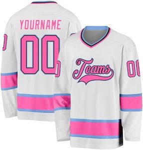 Camisetas de hockey sublimadas OEM, uniformes de hockey sobre hielo con logotipo personalizado, Camiseta estilo hockey sobre hielo - Product Image 3