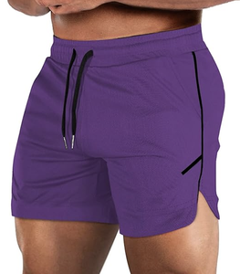 LOGO PERSONNALISÉ SHORTS DE FITNESS POUR HOMMES POCKET ZIPPÉE LÉGERS ENTRAÎNEMENT COURSE SANS DOUBLURE MUSCULATION DIRECT FACTORY VENTE EN GROS NOUVEAU - Product Image 2