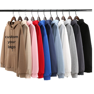 Sweat à capuche thermique pour hommes de haute qualité personnalisable 500 Gsm 100% coton pull surdimensionné décontracté noir imprimé sweats à capuche pour hommes - Product Image 1