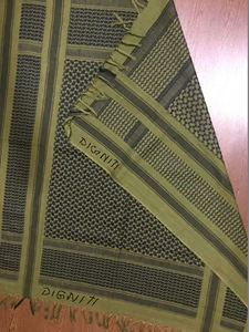 Arafat 100% Coton Voile Eté Arabe Infinity Écharpe Plaine Vert Shemagh Châle pour Adultes et Musulmans Fabriqué en Inde - Product Image 6