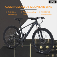 VTT de Trail AKEZ M700 27,5 pouces |   VTT à suspension lisse certifié CE |   Vélo d'aventure tout-terrain