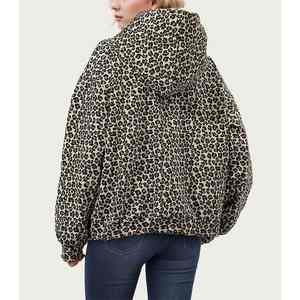 Sudadera con Capucha Personalizada Ligera con Estampado Completo de Leopardo, 100% Algodón, Gruesa, Talla Grande, Estilo Camuflaje - Product Image 6