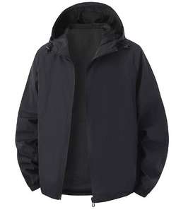 Veste pour homme en gros, légère, respirante, 100% polyester, veste coupe-vent légère à capuche pour homme, vêtement d'extérieur - Product Image 1