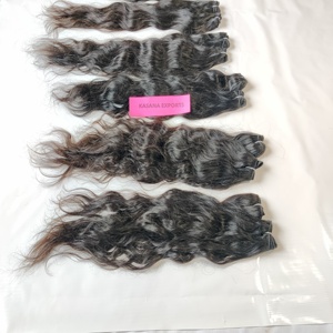 Femmes Double Trame Cuticule Aligné Lâche Vague Profonde Style Couleur Naturelle Vietnamien Raw Extensions de Cheveux Humains En Gros Bundle - Product Image 2