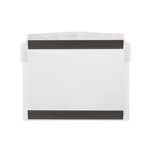 Portadocumenti con flap protettivo, magnetico, DIN A5 orizzontale, bianco, 2 strisce magnetiche, 10 pz. / confezione. - SD2M/511 - Product Image 2