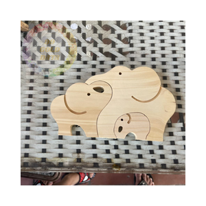 Juguetes de animales de madera natural-Juegos educativos inspirados en Montessori - Product Image 5