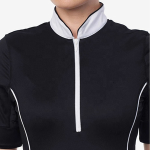 เสื้อนักขี่ม้าผ้าคอตตอนแขนสั้นระบายอากาศได้ดีสำหรับเด็กผู้หญิงเสื้อขี่แบบกำหนดเองได้สีแฟชั่น - Product Image 2